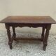 19th century oak coffee table