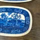 Set of 2 Villeroy and Boch Rusticana Blue plates.