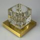 60s 70s Peill & Putzler Cube wall lamp ceiling lamp ice glass space design