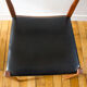 Teak and skai chair