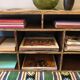 Antique locker cabinet