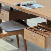 Jørgen Clausen for Brande Møbelfabrik – Large Danish Executive Desk, 1950s