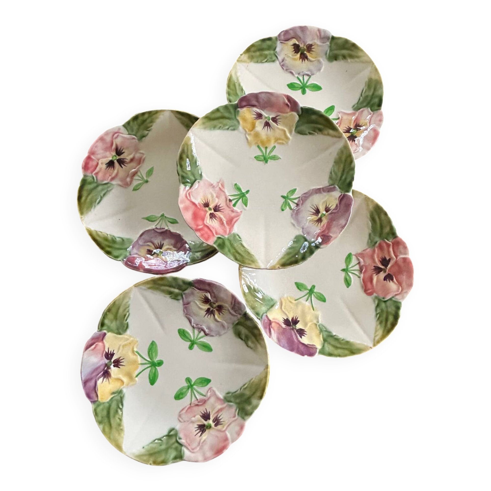 HB Choisy-le-Roi earthenware plates