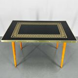 Petite table d'appoint en verre du milieu du siècle, Allemagne