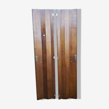 Paire de portes art déco bois massif