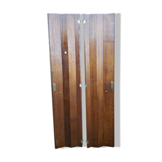 Pair of art deco doors solid wood