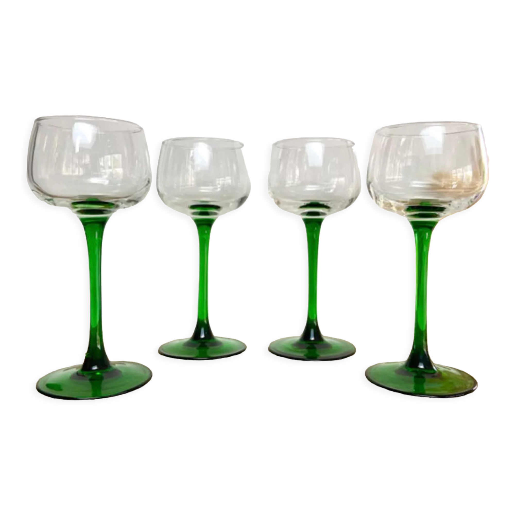 4 verres Luminarc France vintage