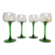 4 verres Luminarc France vintage