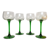 4 glasses Luminarc France vintage