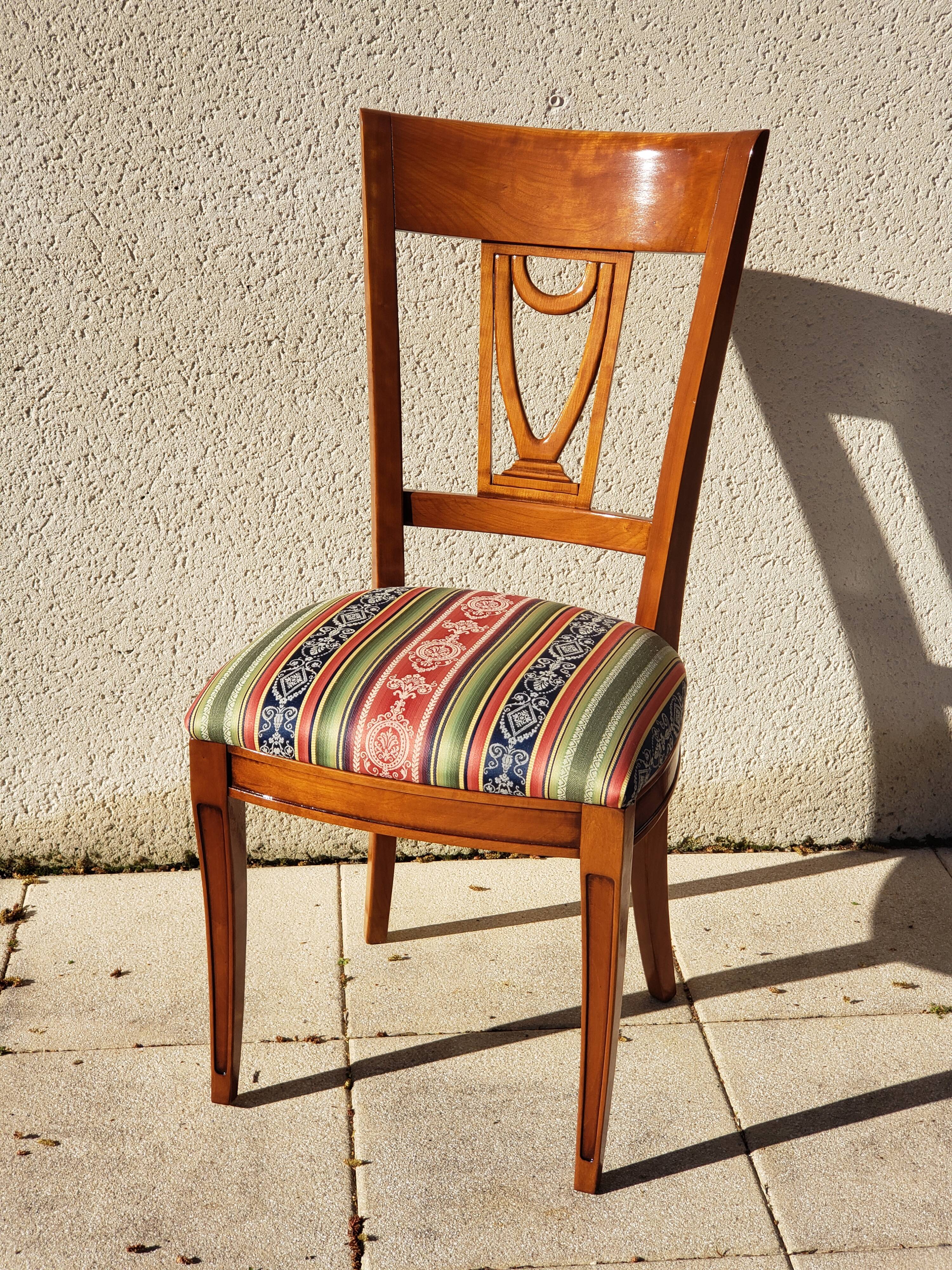 Vintage wooden office chair from the 1970s.