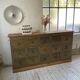 Green patina workshop furniture