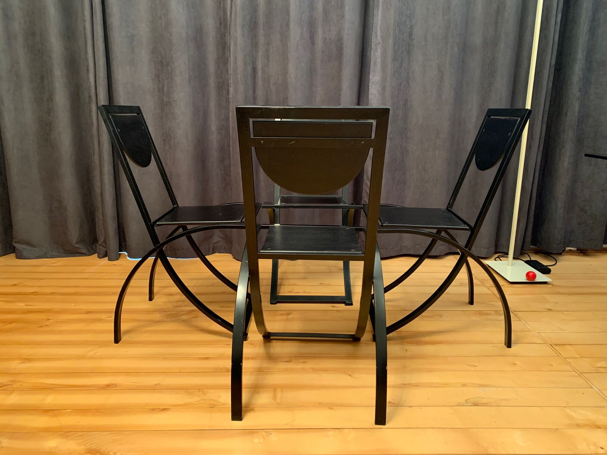 Set of four Sinus chairs by Karl Friedrich Förster, KFF, Germany, 1980s