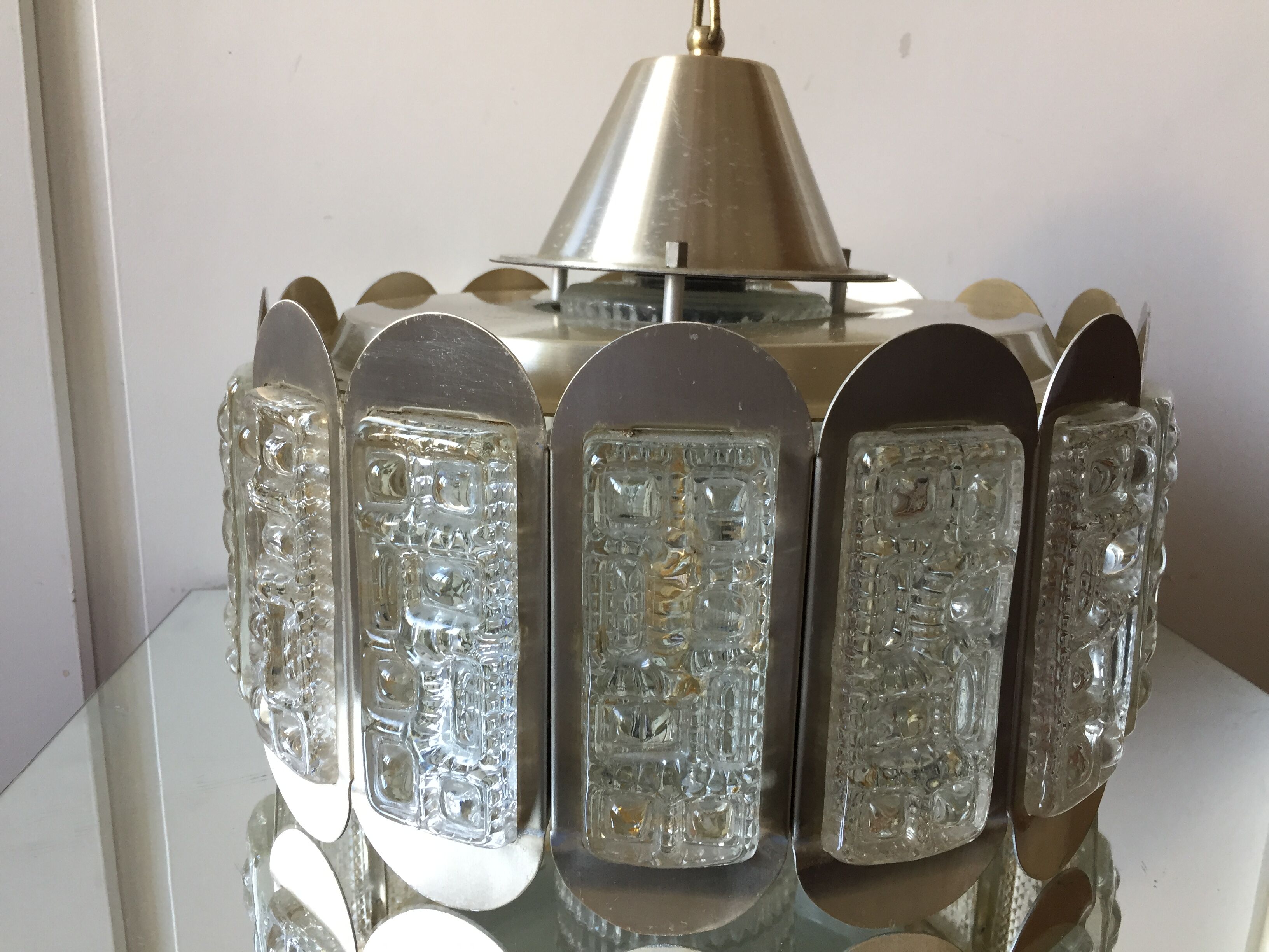 Scandinavian hanging lamp 1960