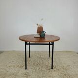 Vintage round dining table designed by Marcel Gascoin 1960s