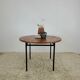 Vintage round dining table designed by Marcel Gascoin 1960s