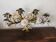Bronze chandelier wall lights x 2
