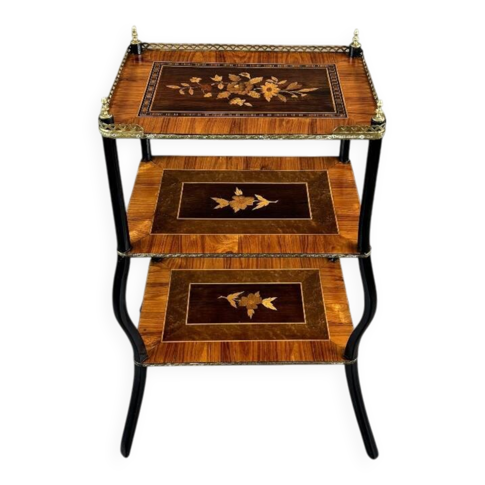 Marquetry shelf, Napoleon III style, 19th century