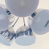 Suspended bell luminaires