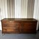 Large antique haberdashery counter in oak