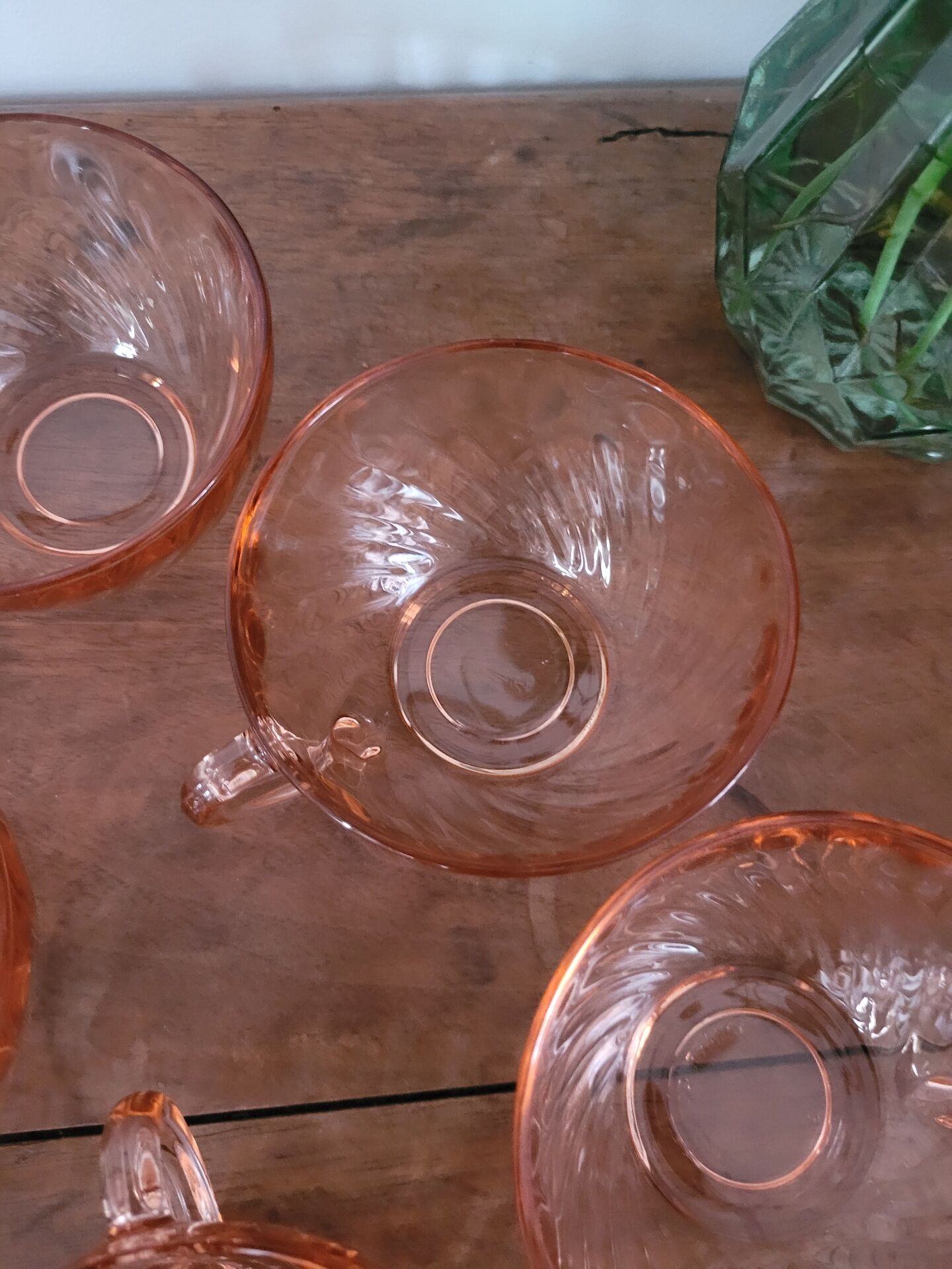 Set of 5 Rosaline Arcoroc coffee cups