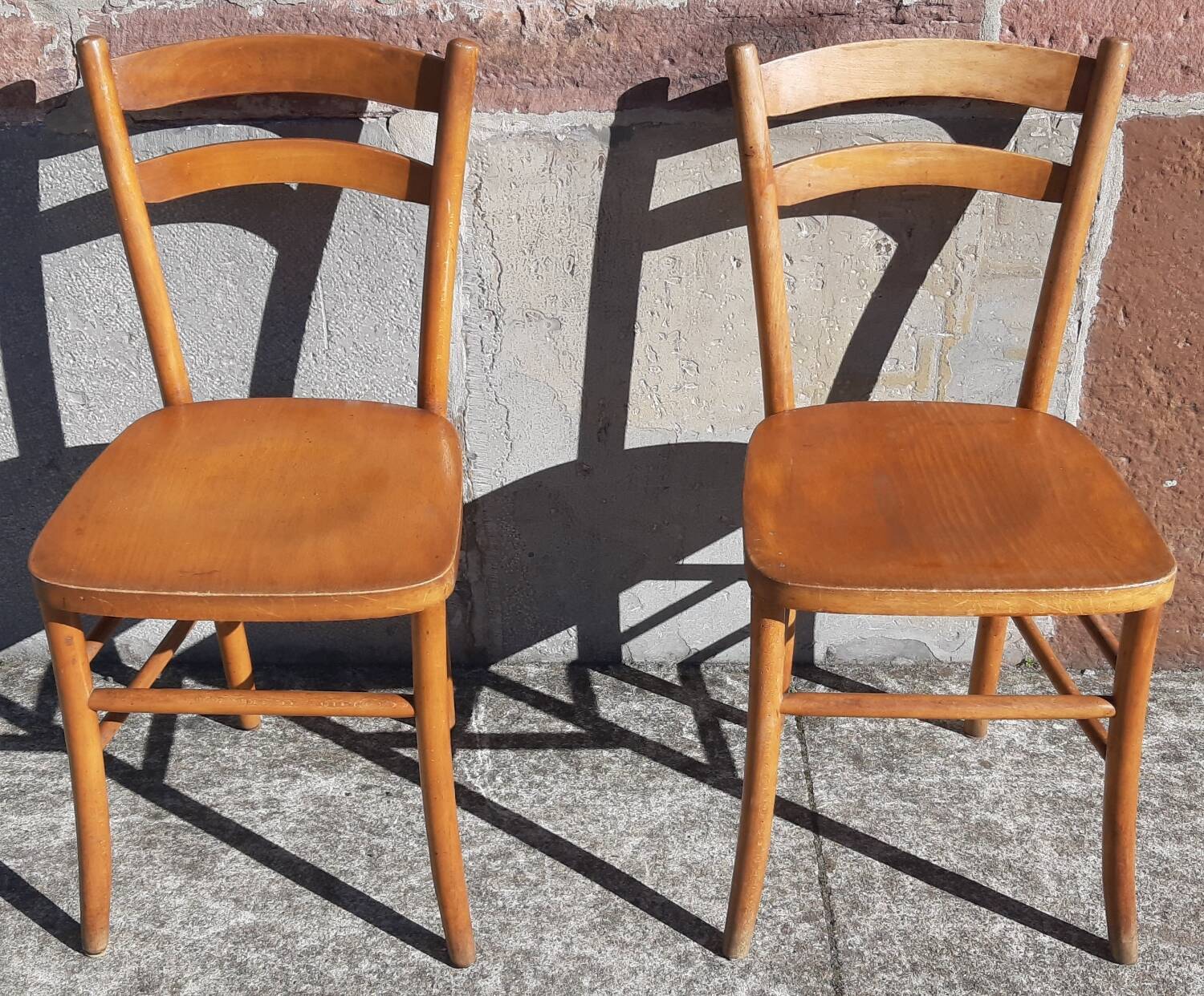 Pair of Luterma bistro chairs