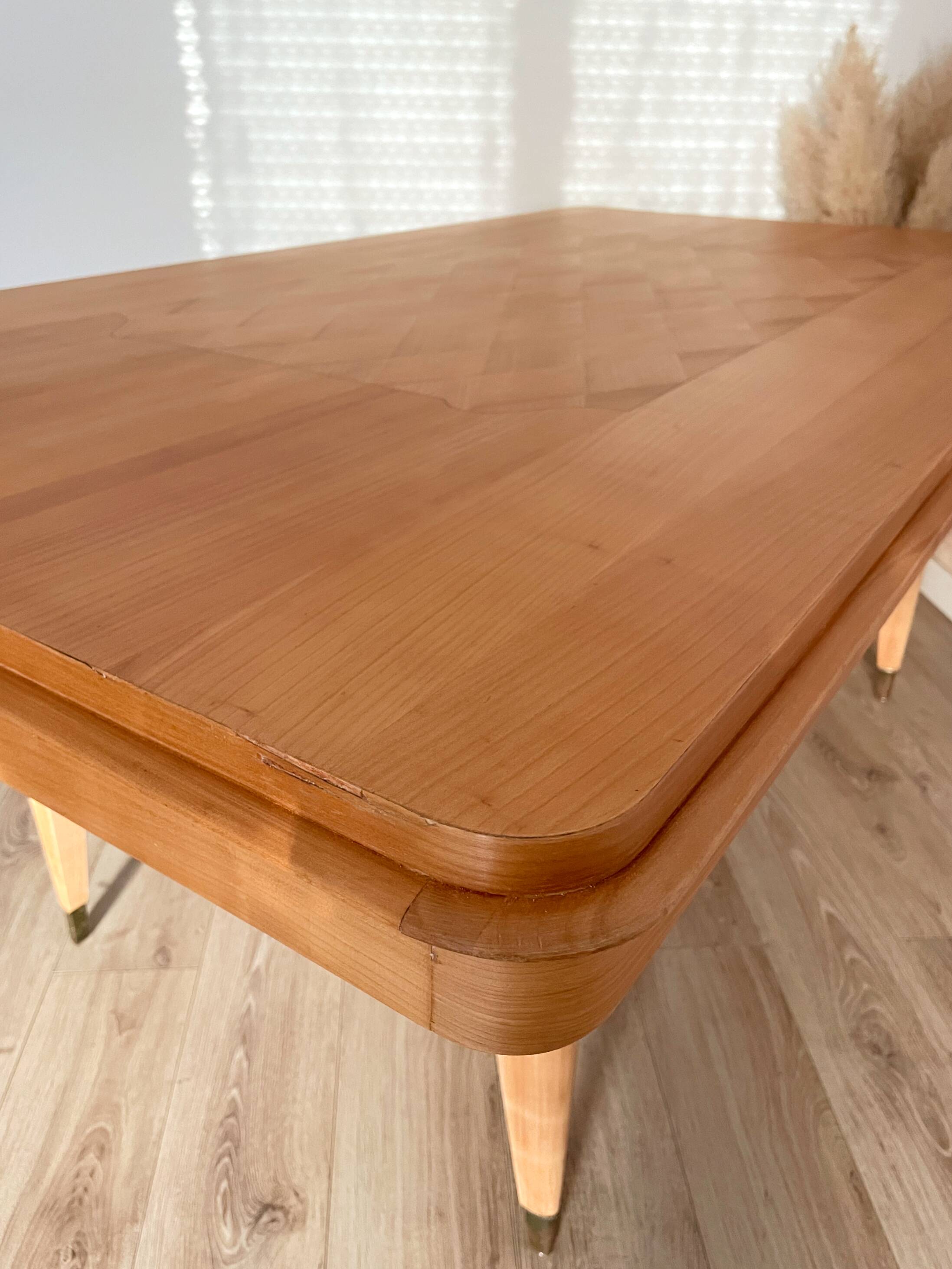 Table à manger des années 40/50 et ses rallonges
