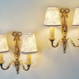 Appliques rubans anciens style Louis XVI