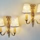 Old Louis XVI style ribbon slashes