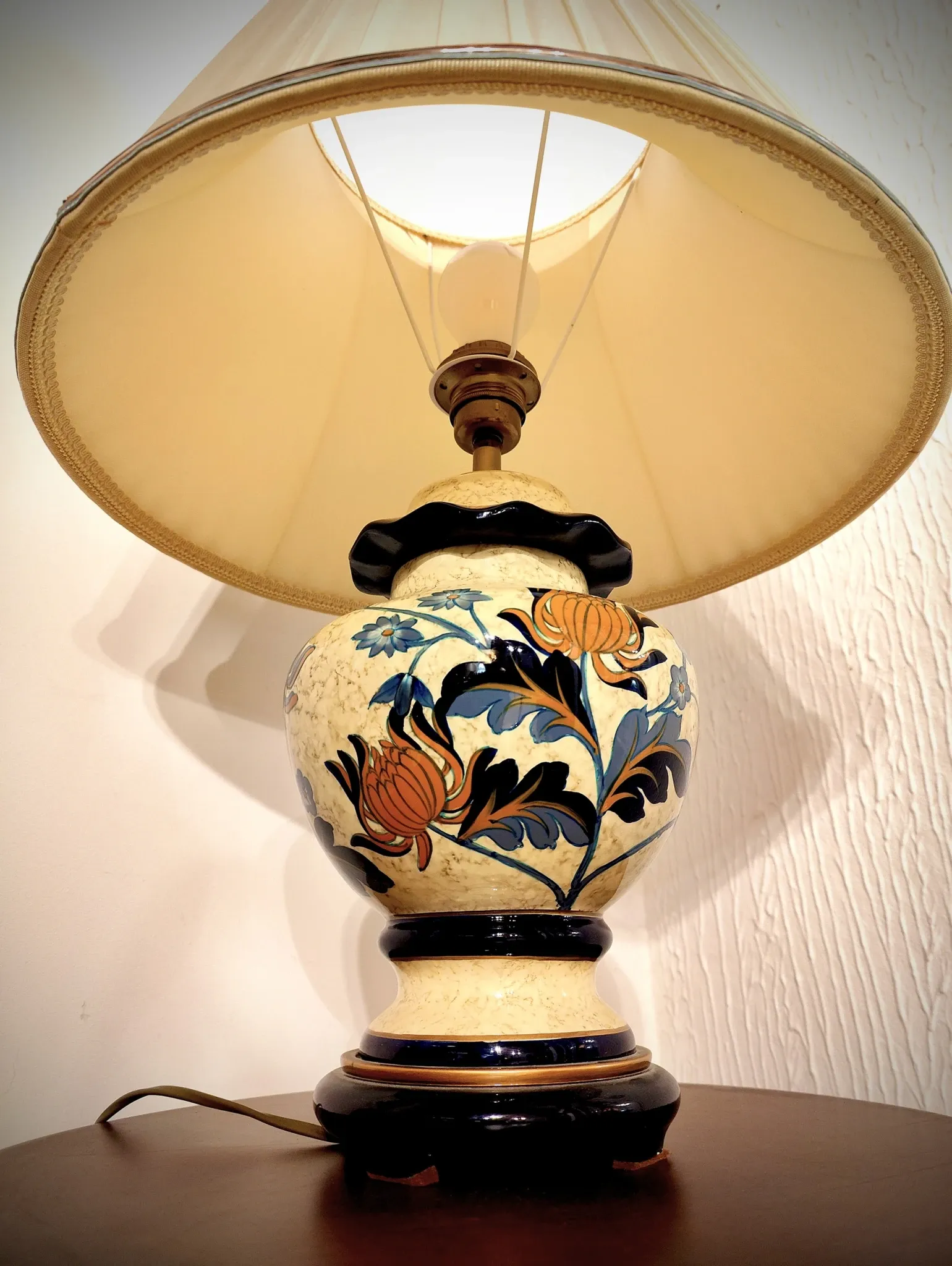 Lampe vintage céramique