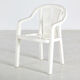 Plastic garden armchair for Grosfillex