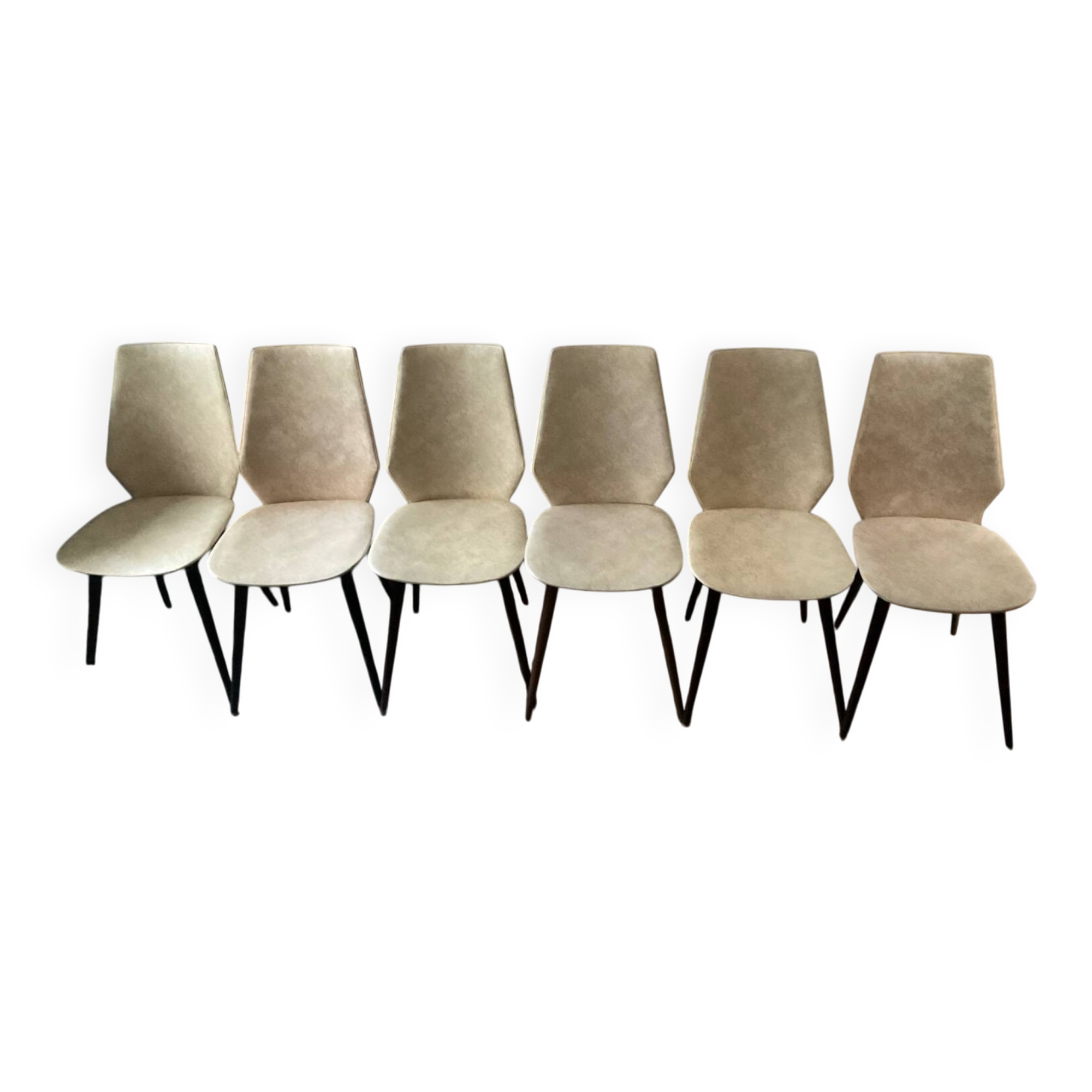 Set of six chairs from the 1960s/70s