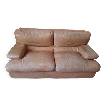 Canapé cuir  année 70