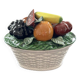 Fruit terrine in a fruit coulis