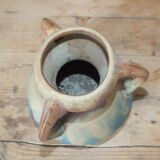 3-handle vase in art deco sandstone - new