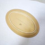 Vintage oval porcelain dish by Maison Revol, France