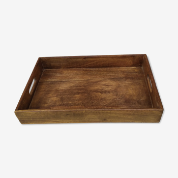 Wooden serving tray