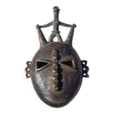 Masque africain bronze