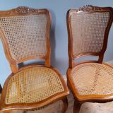 4 chairs channes Louis XV style 50s
