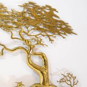 Brass wall sculpture