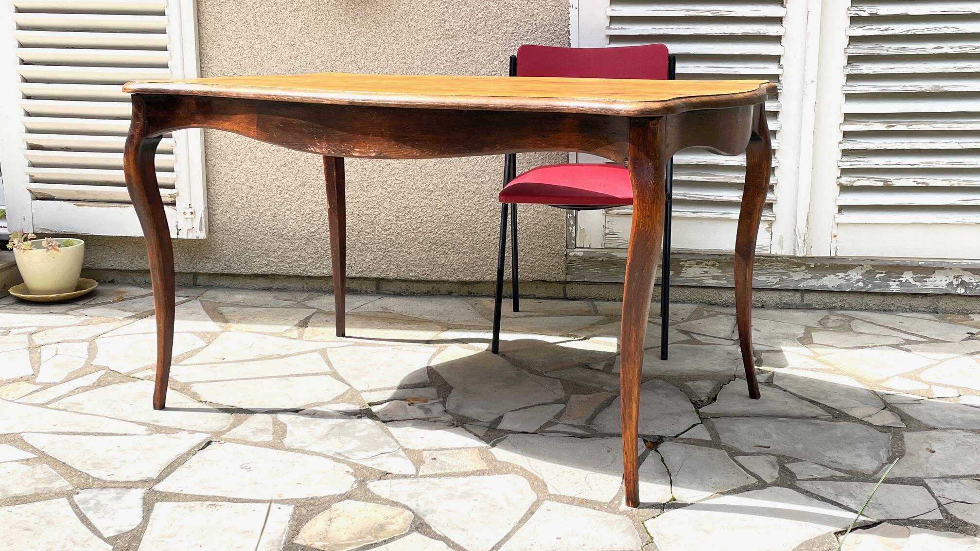 TABLE BUREAU Pieds Courbés
