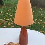 Albret lamp in ceramic glazed terracota vintage and design