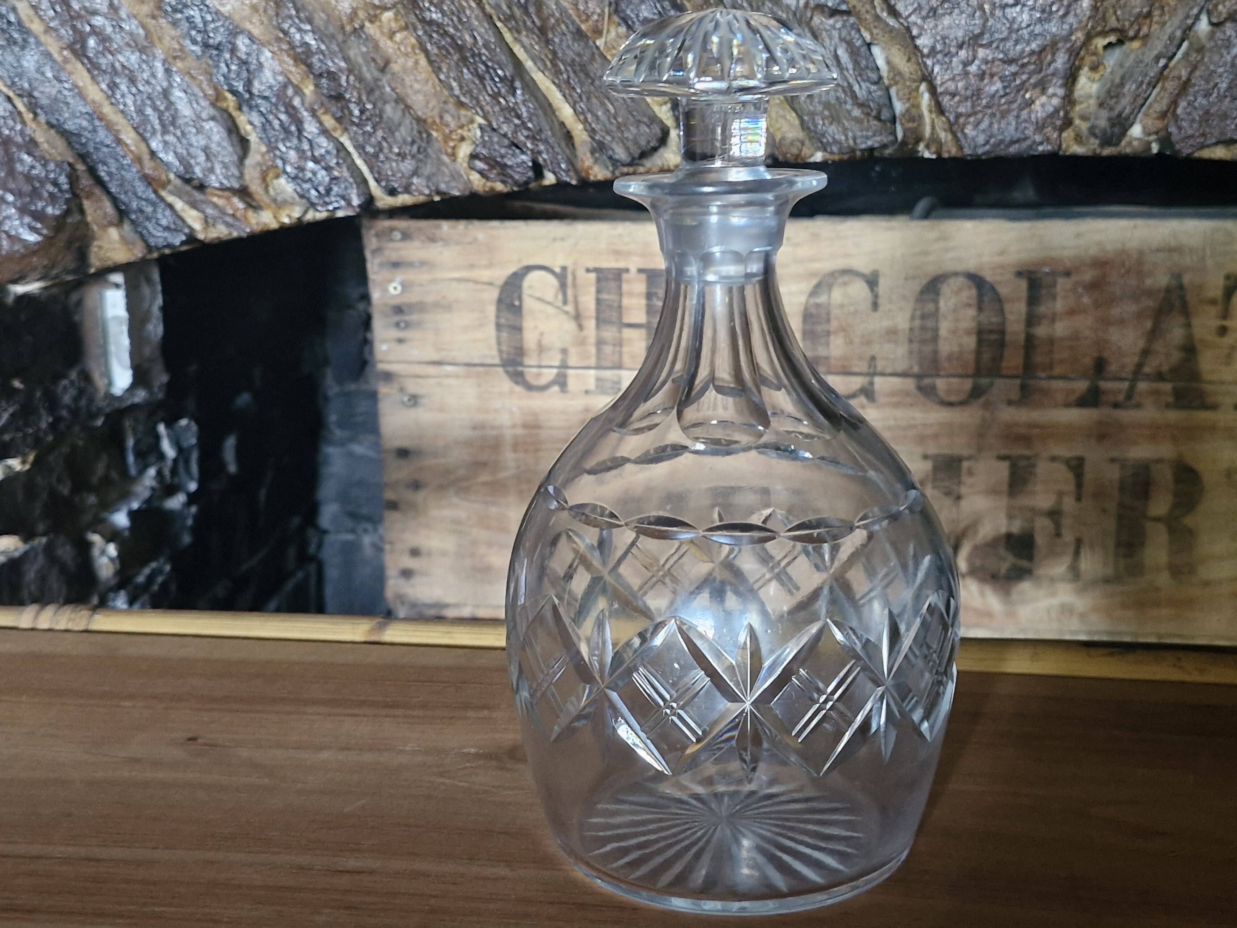 Antique cut crystal carafe - Val St Lambert ??