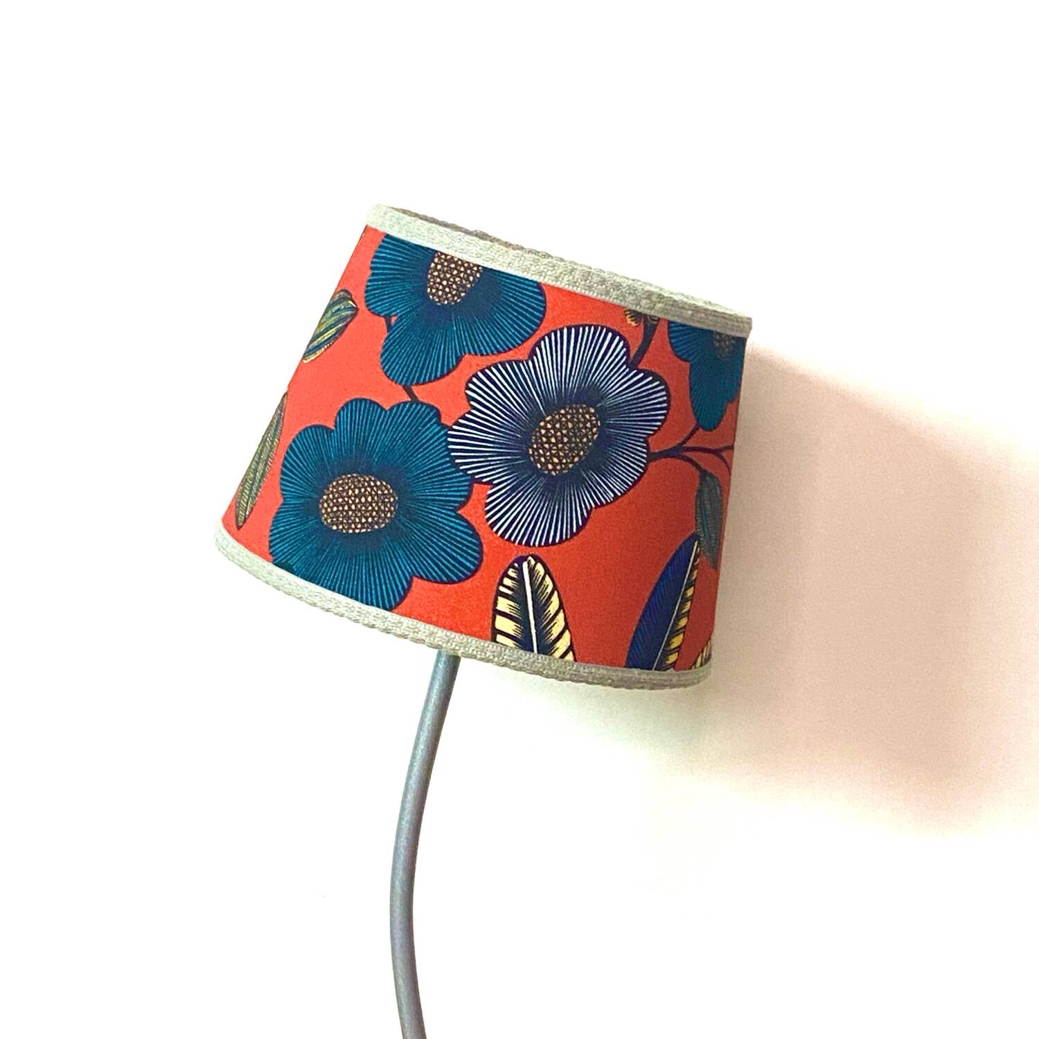 Lampe vintage upcyclée - Orphée Orange