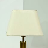 Lampe de table en laiton et cuivre du milieu du siècle, années 1970