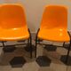 Lot de chaises vintage 70 , marque Aigfa