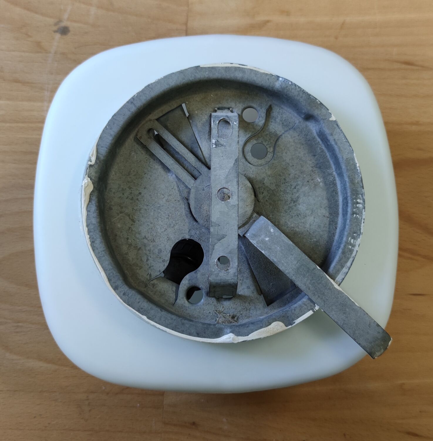 Opaline ceiling lamp