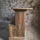 Pharmacy counter in antique oak / kitchen island, circa 1870–1900