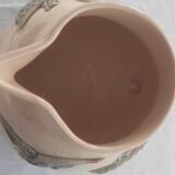 Old ceramic water pitcher slip Digoin France
