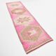 Tapis de couloir oriental vintage rose clair 3x10, 87x310 cm