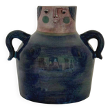 Robert and Jean Cloutier, anthropomorphic vase with a female face, circa 1958–1965.